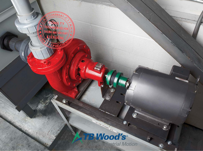 Khớp nối răng cao su Sure-Flex Plus® Couplings TB Wood's ứng dụng 2