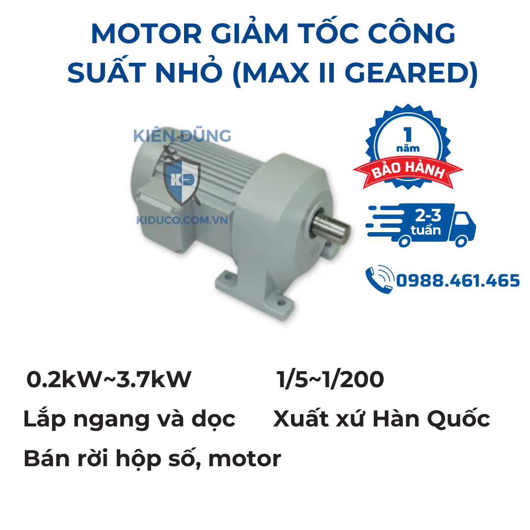 động cơ giảm tốc 3 pha, motor giảm tốc 3 pha công suất nhỏ