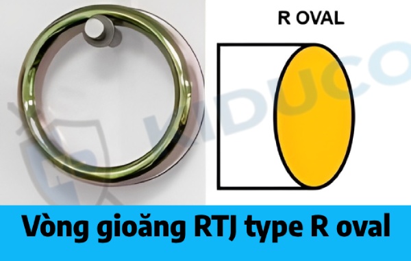 Gioăng RTJ type R oval