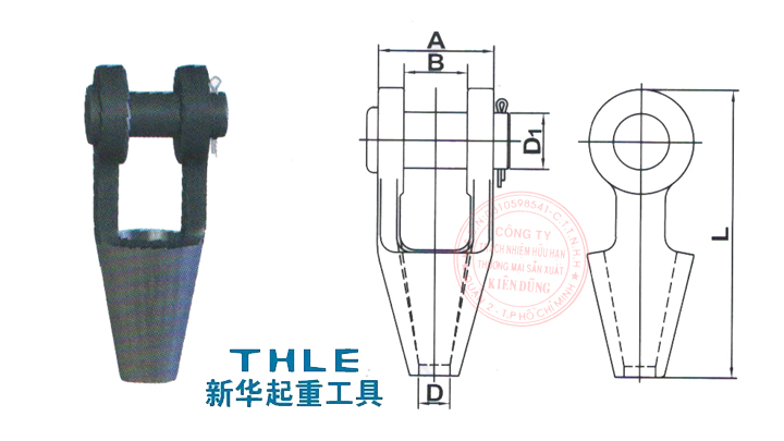 Đầu nối cáp Open Spelter Socket