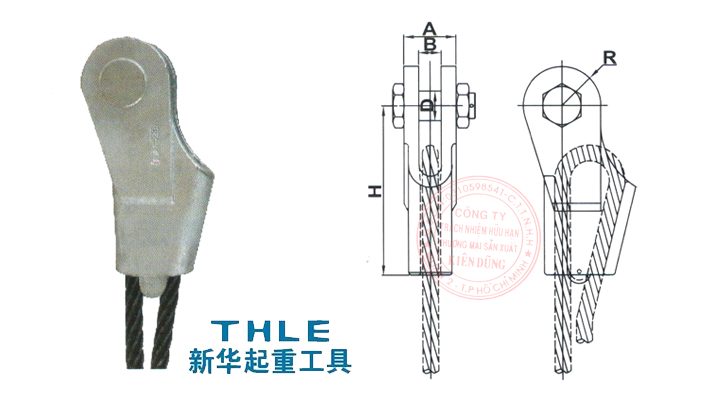 Đầu nối cáp Wedge socket