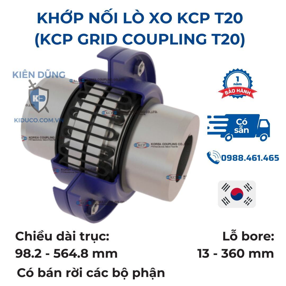 khớp nối lưới lò xo T20