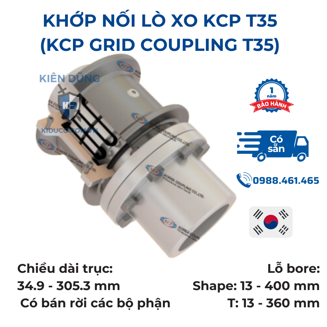 khớp nối lưới lò xo T35