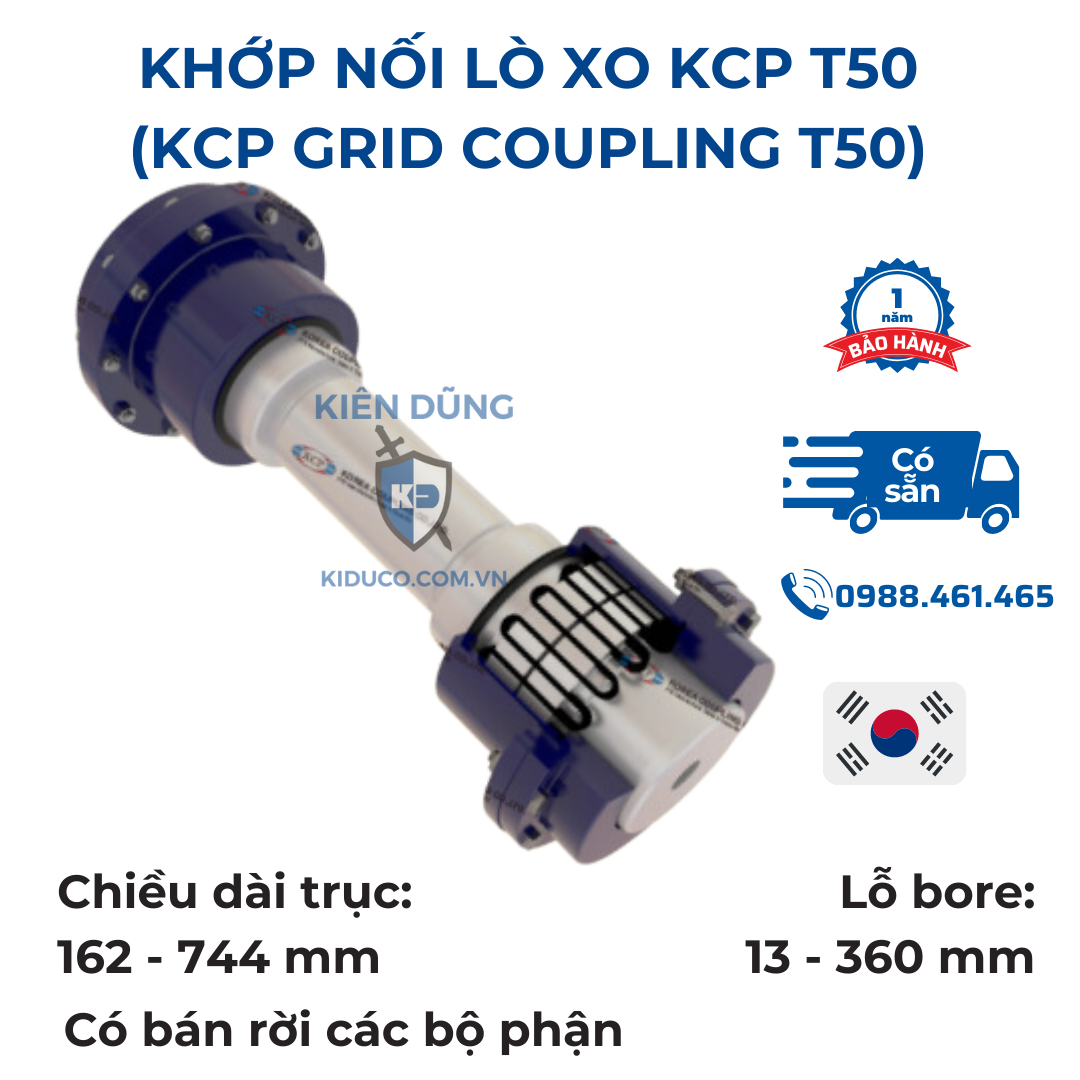 khớp nối lưới lò xo T50