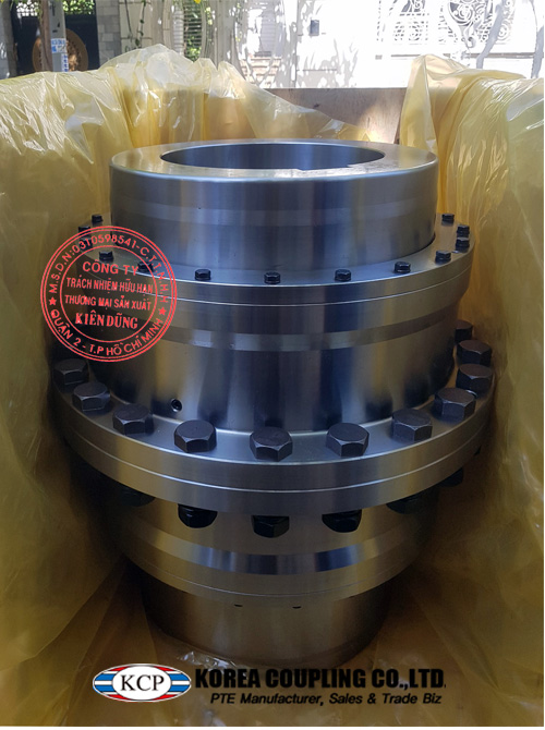 Trọn bộ khớp nối răng vỏ thép KCP Gear Coupling KCCM560 Complete 1