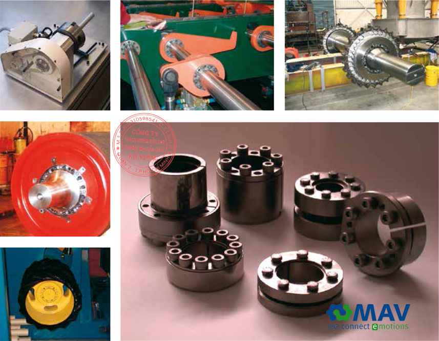 Các ứng dụng sử dụng khớp khóa trục MAV phổ biến