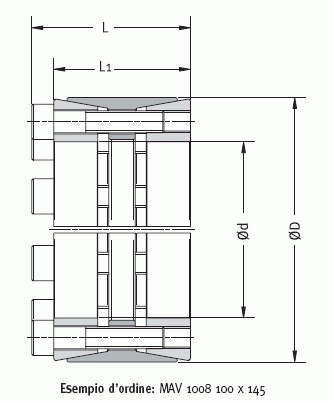 MAV 1008 Technical drawing