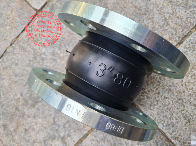 Khớp nối mềm giãn nỡ cao su EPDM Rubber Expansion Joint 10