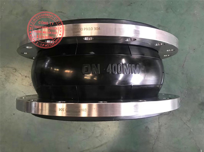 Khớp nối co giãn cao su mặt bích thép Stainless Steel Flange Rubber Joint 4