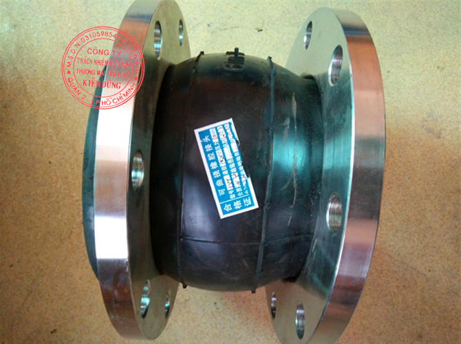 Khớp nối co giãn cao su mặt bích thép Stainless Steel Flange Rubber Joint 6