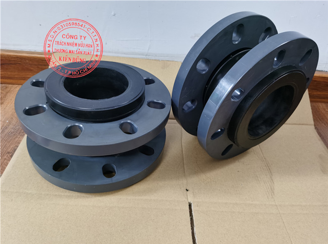 Khớp nối mềm cao su mặt bích nhựa PVC Flange Rubber Expansion Joint 4