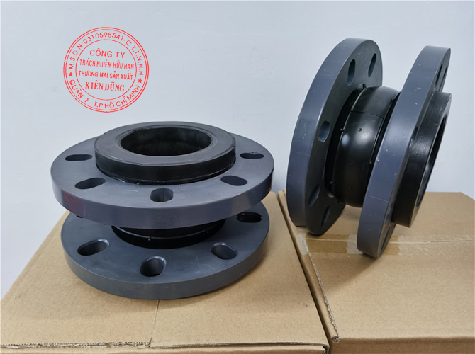 Khớp nối mềm cao su mặt bích nhựa PVC Flange Rubber Expansion Joint 8