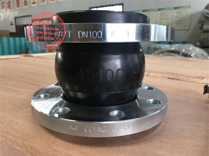 Khớp nối mềm cao su cầu đơn Single Sphere Rubber Joint 4