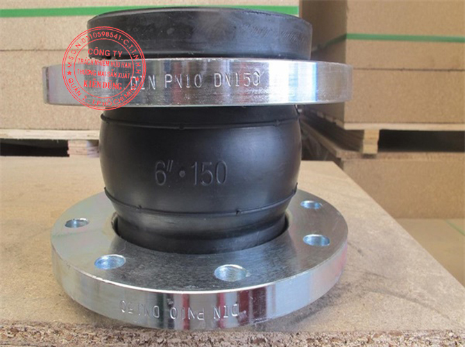 Khớp nối mềm cao su cầu đơn Single Sphere Rubber Joint 5