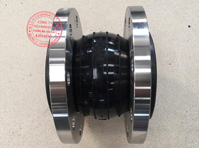 Khớp nối mềm cao su cầu đơn Single Sphere Rubber Joint 7