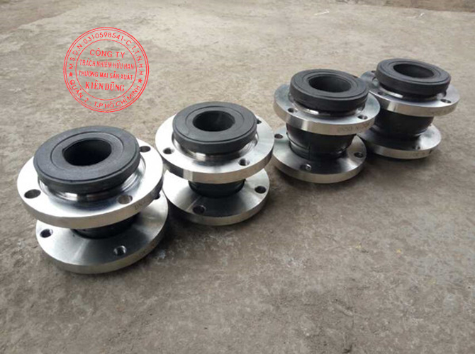 Khớp nối mềm cao su cầu đơn Single Sphere Rubber Joint 9