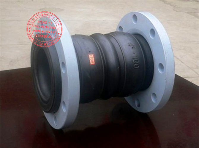 Khớp nối mềm cầu đôi Carbon Steel Flange Double Sphere Rubber Joint 7