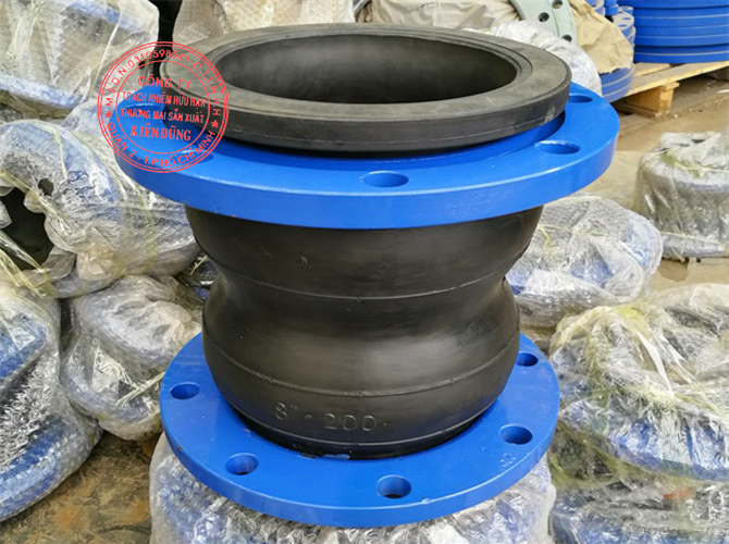 Khớp nối mềm cao su NBR Twin Sphere Rubber Expansion Joint 7