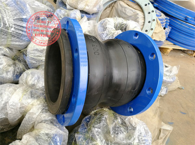Khớp nối mềm cao su NBR Twin Sphere Rubber Expansion Joint 8