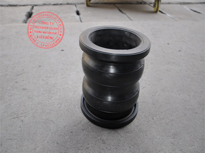 Khớp nối mềm cao su NBR Twin Sphere Rubber Expansion Joint 9