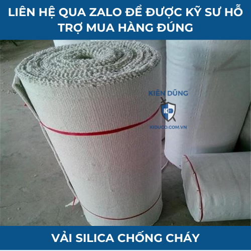 Vải silica chịu nhiệt