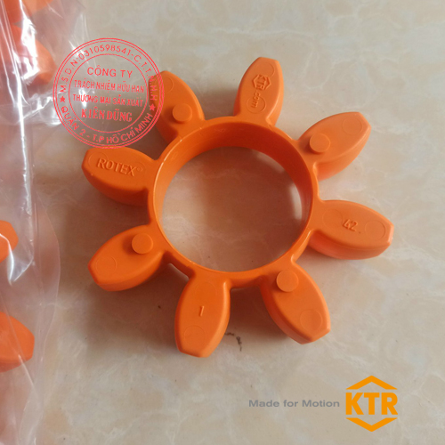 Vòng Đệm Rotex 42 92ShA ORANGE - Rotex Spider 42 | Kiên Dũng (KIDUCO)