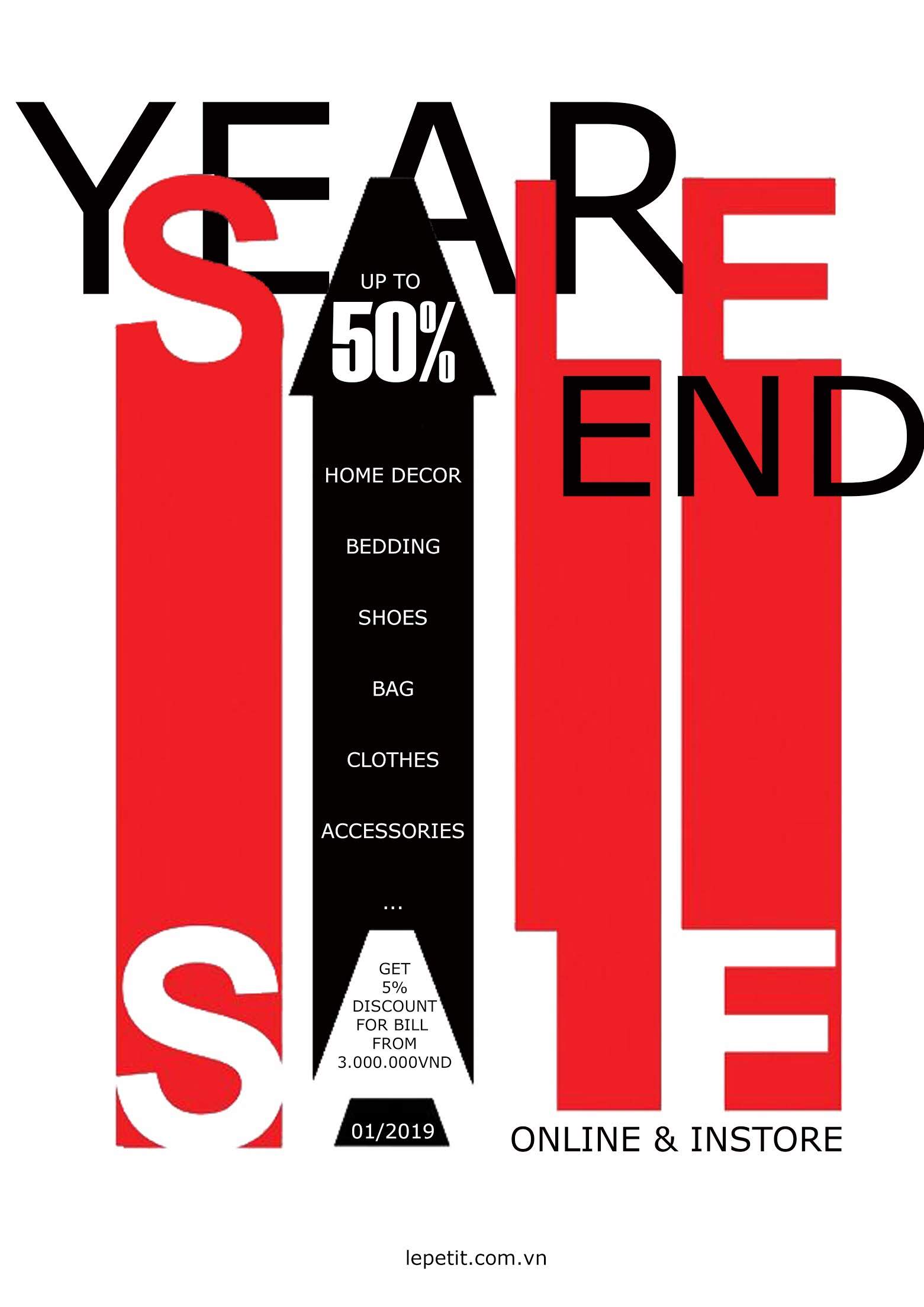 YEAR-END SALE 2018