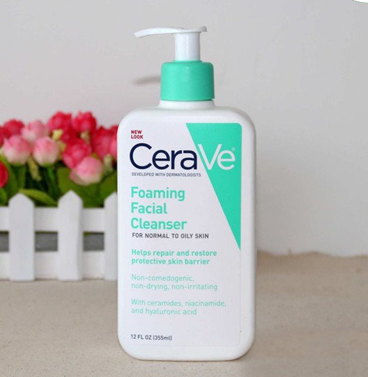 Sữa Rửa Mặt cho da dầu mụn CeraVe Foaming Facial Cleanser