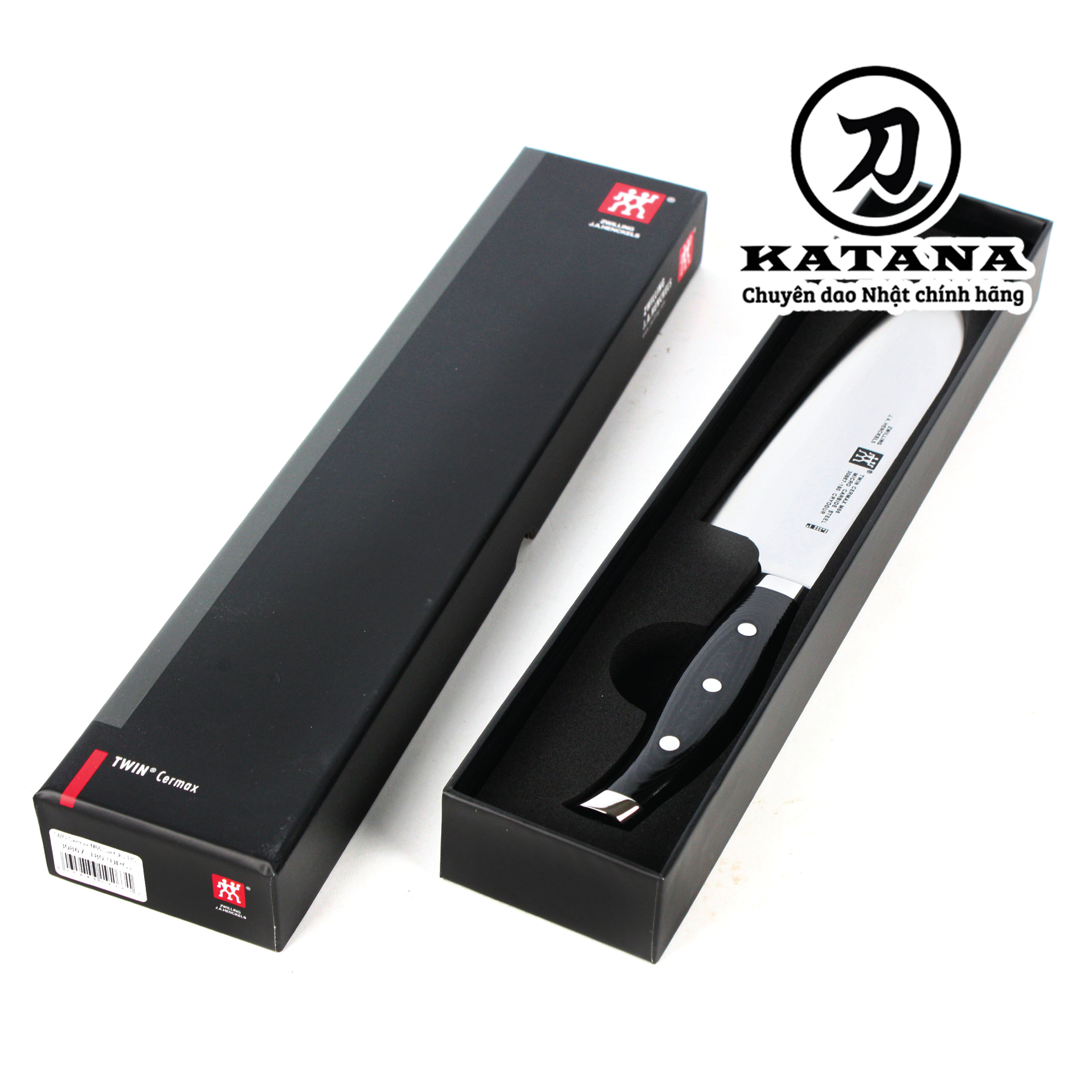 ZWILLING - Dao Santoku Twin Cermax M66 - 18cm – Dao Nhật KATANA