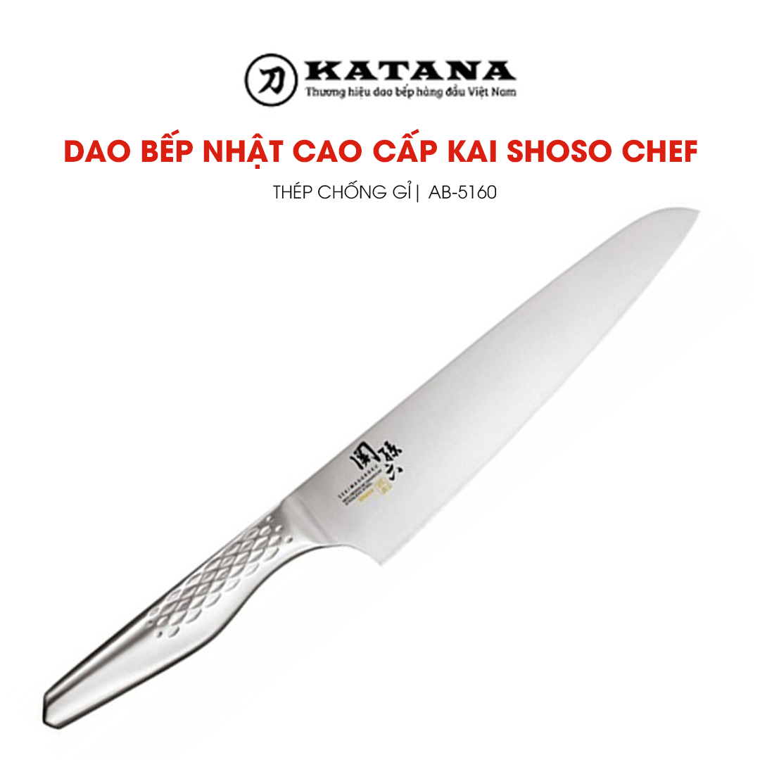 Dao thái thịt cá của Nhật Bản cao cấp KAI Shoso nguyên khối Chef
