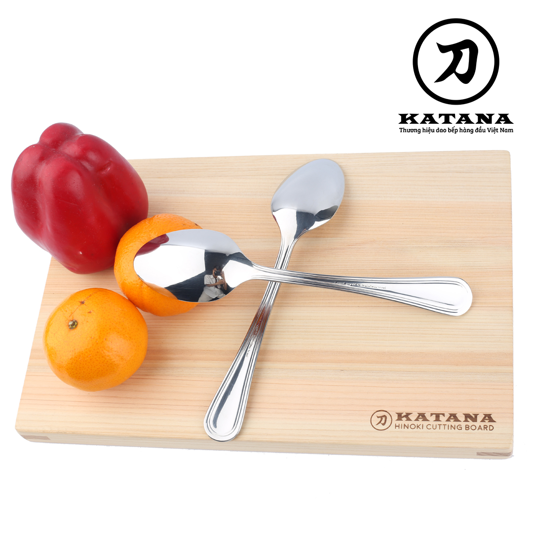 Thìa súp inox cao cấp không gỉ TBS OXFORD size to (200mm) – Dao Nhật KATANA