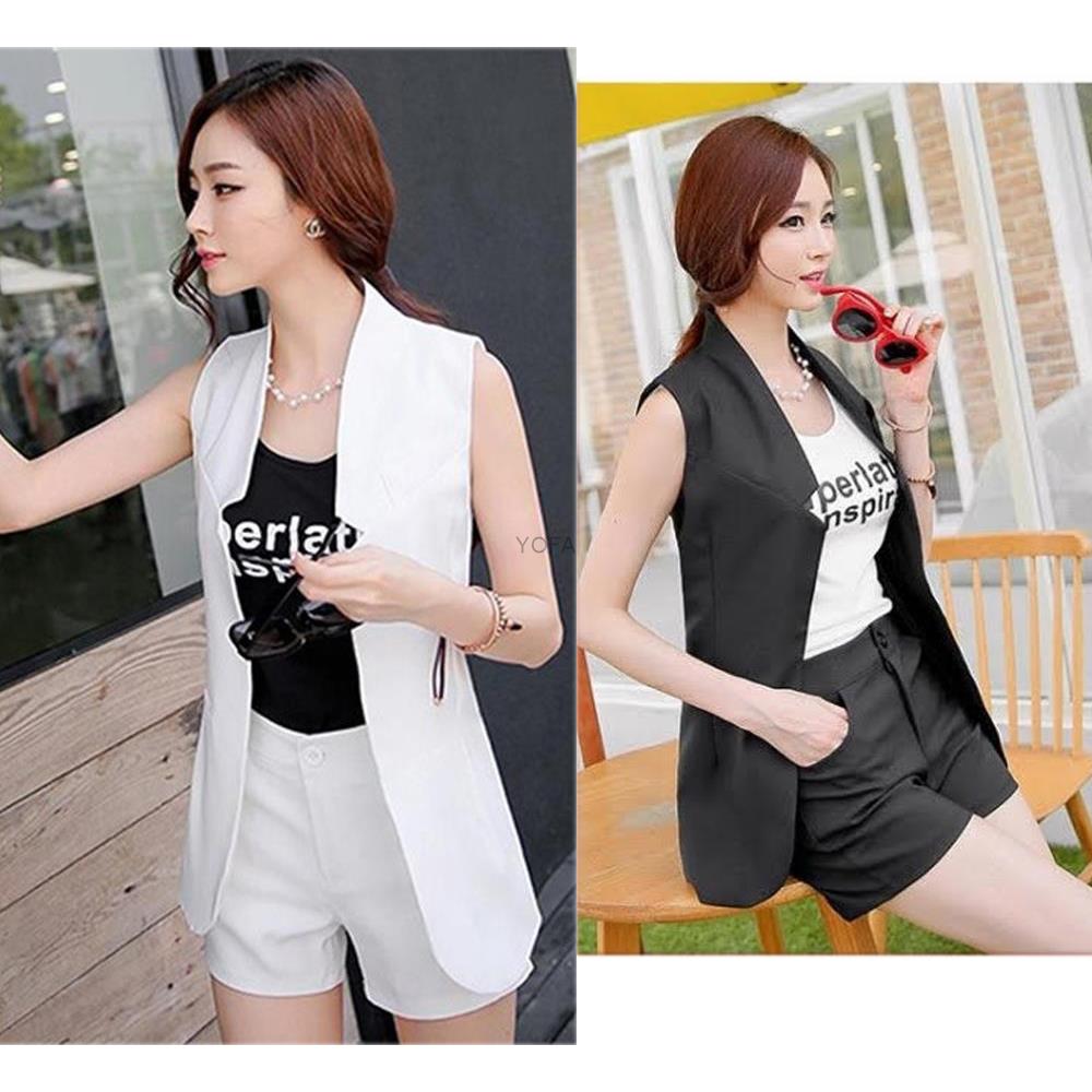 Set Áo Vest Và Quần Short (không kèm áo trong)