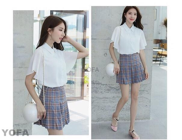 Áo Sơ Mi Tay Cánh Tiên Thời Trang Công Sở