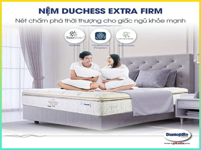 NỆM DUCHESS EXTRA FIRM - NÉT CHẤM PHÁ THỜI THƯỢNG CHO GIẤC NGỦ TRÀN ĐẦY NĂNG LƯỢNG