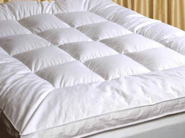 Luxury Goose Feather & Down Mattress Topper Matress Cover ... Luxury Goose Feather & Down Mattress Topper Matress Cover ...