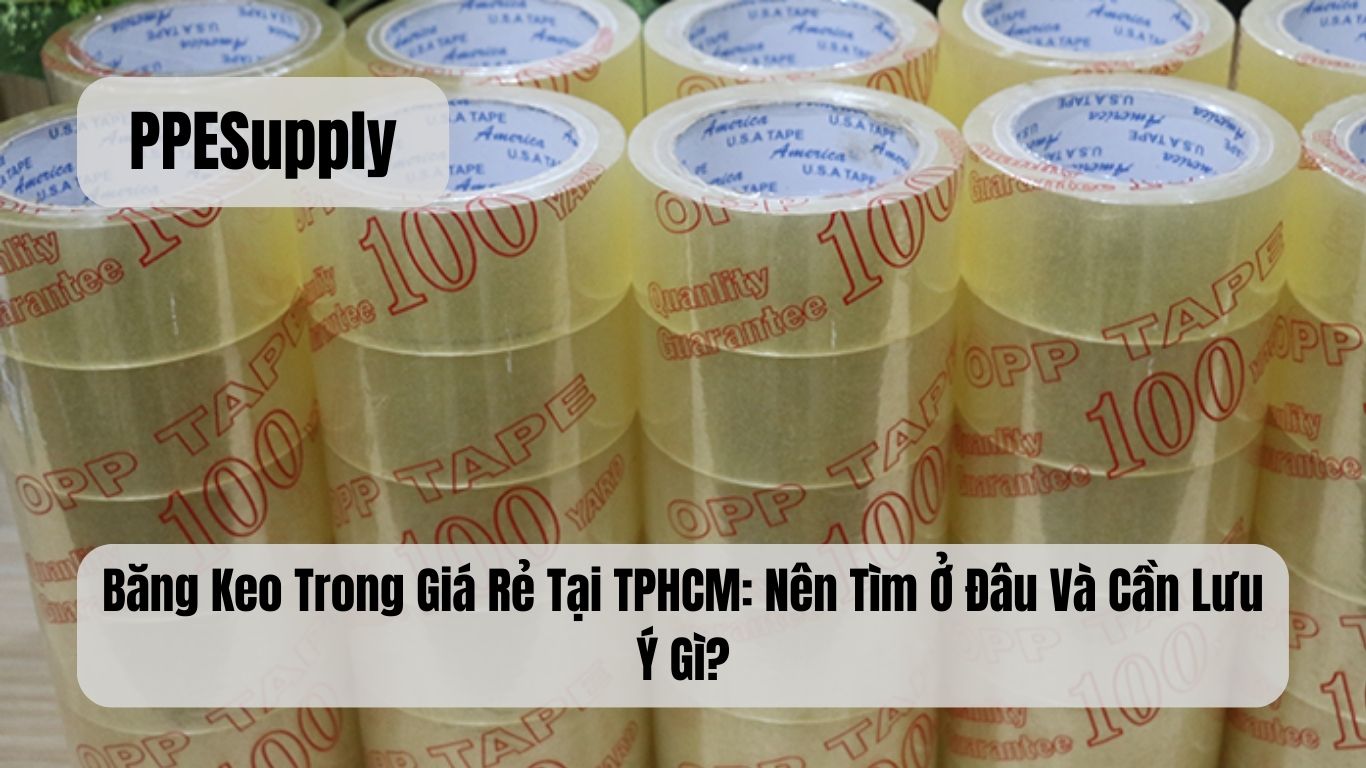 Băng Keo Trong Giá Rẻ Tại TPHCM: Nên Tìm Ở Đâu Và Cần Lưu Ý Gì?