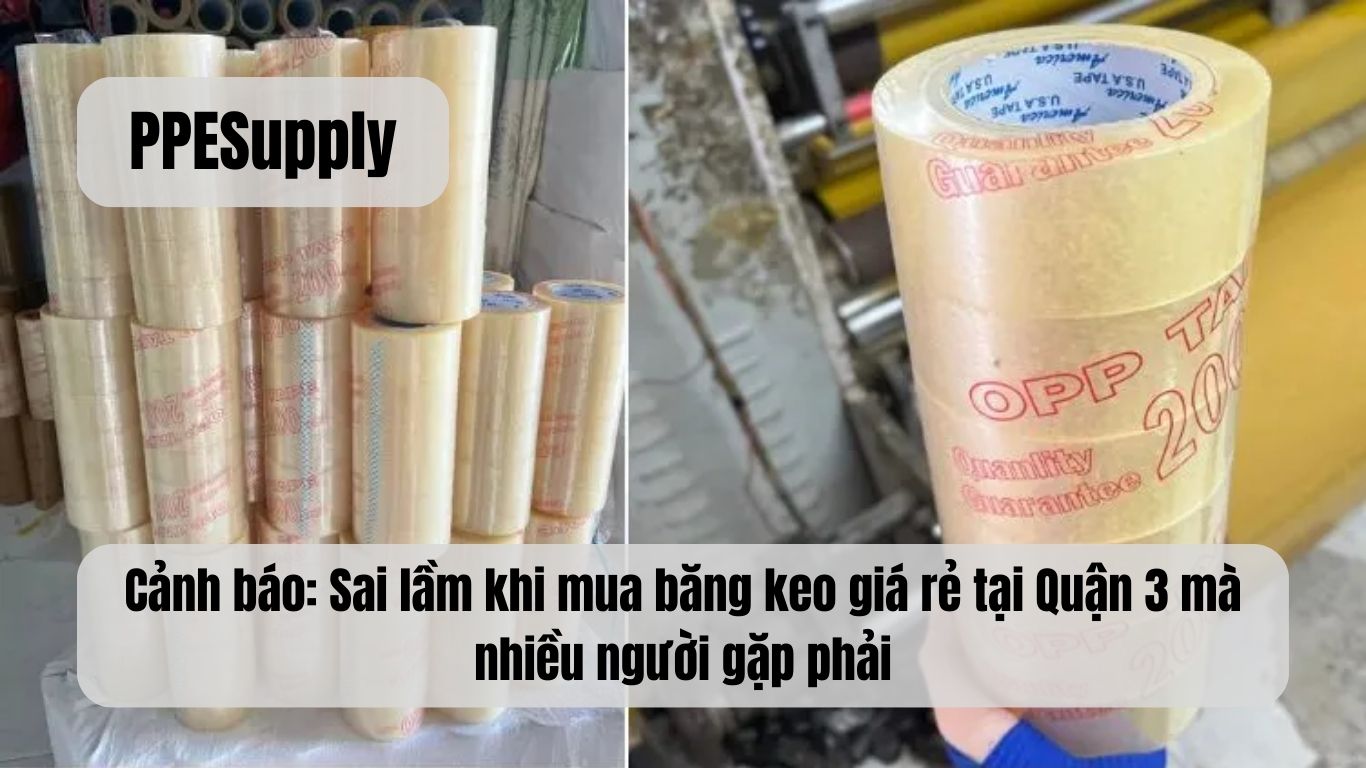 Cảnh báo: Sai lầm khi mua băng keo giá rẻ tại Quận 3 mà nhiều người gặp phải