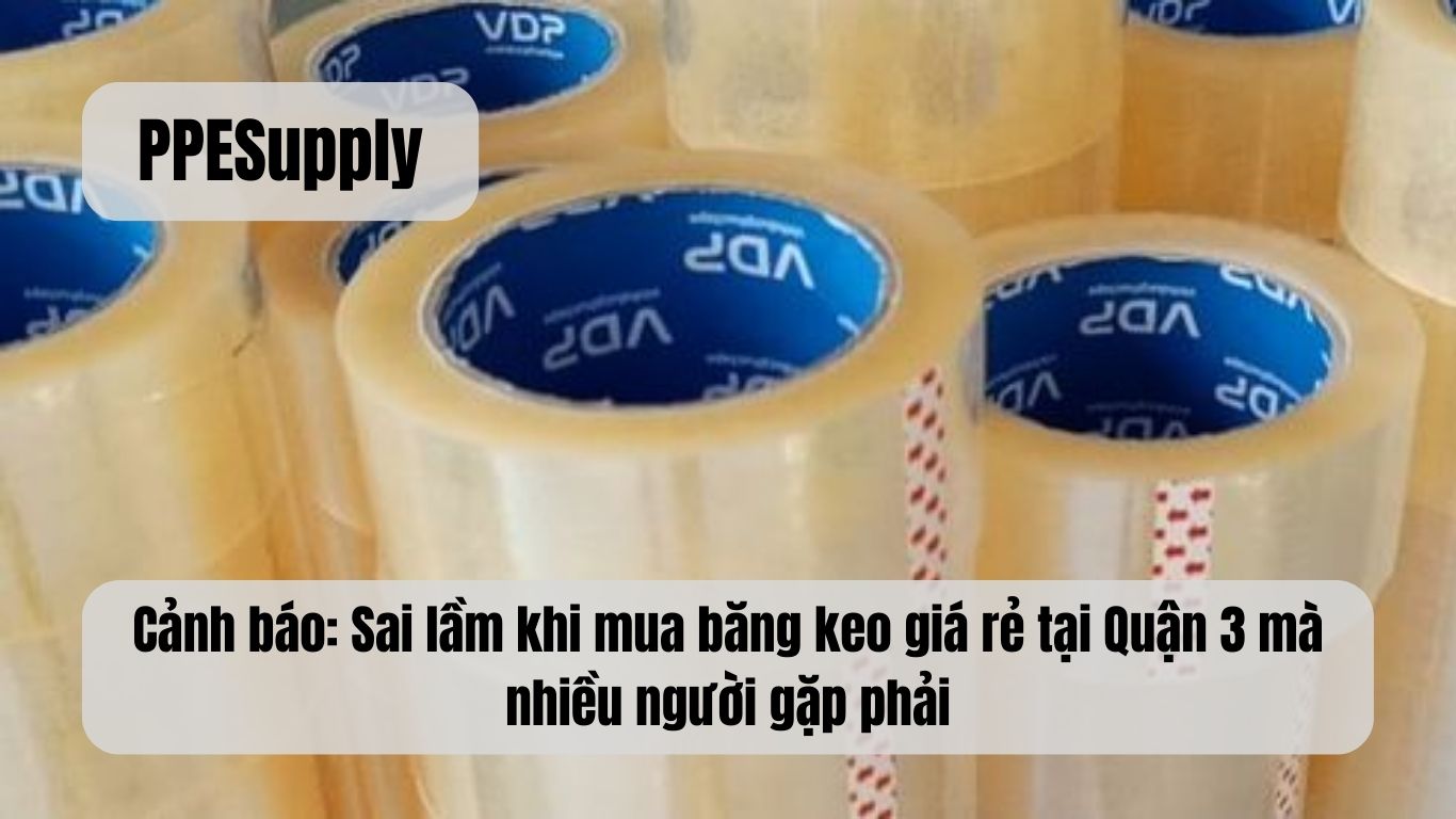Cảnh báo: Sai lầm khi mua băng keo giá rẻ tại Quận 3 mà nhiều người gặp phải