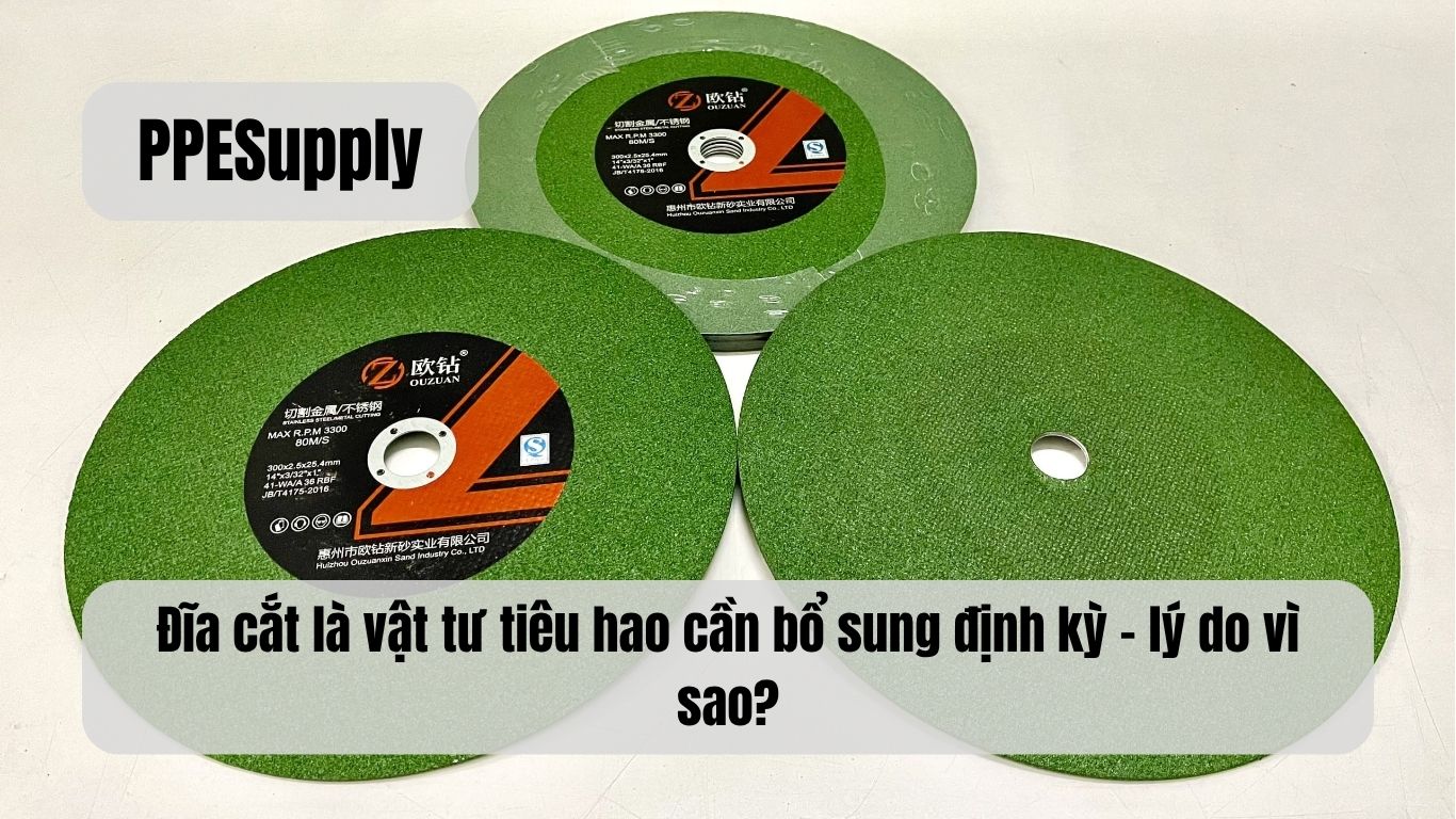 Đĩa cắt là vật tư tiêu hao cần bổ sung định kỳ – lý do vì sao?