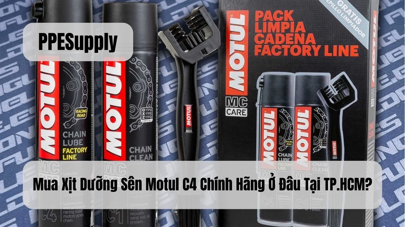 Mua Xịt Dưỡng Sên Motul C4 Chính Hãng Ở Đâu Tại TP.HCM?