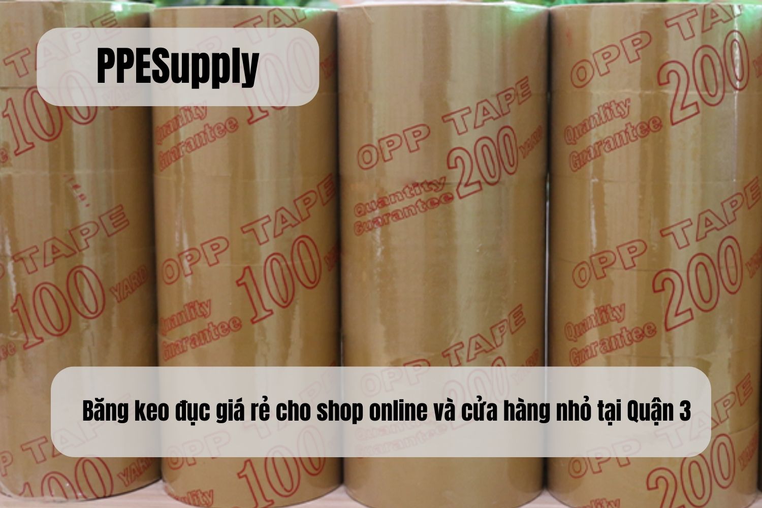Băng keo đục giá rẻ cho shop online và cửa hàng nhỏ tại Quận 3