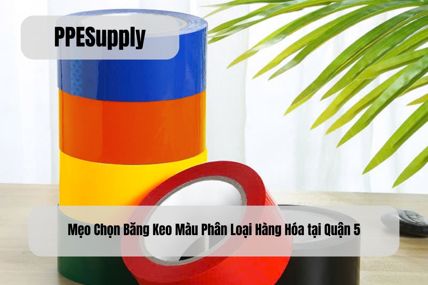 Mẹo Chọn Băng Keo Màu Phân Loại Hàng Hóa tại Quận 5