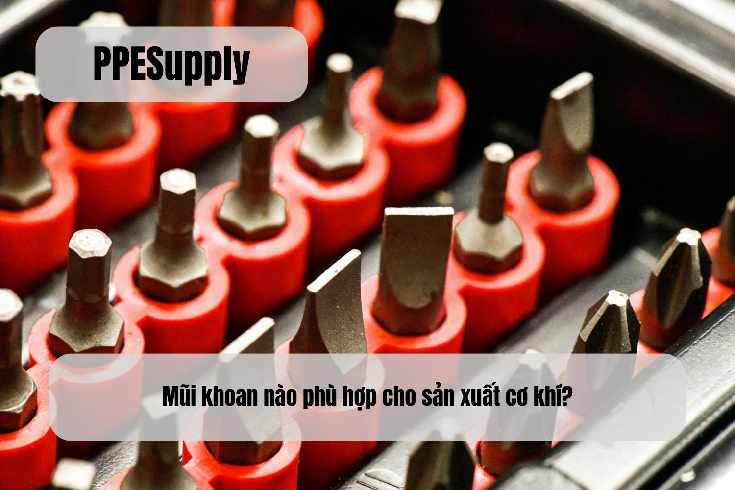 Mũi khoan nào phù hợp cho sản xuất cơ khí?