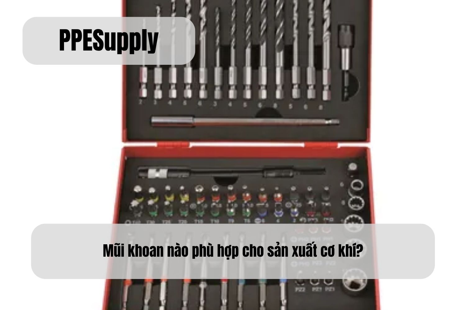 Mũi khoan nào phù hợp cho sản xuất cơ khí?