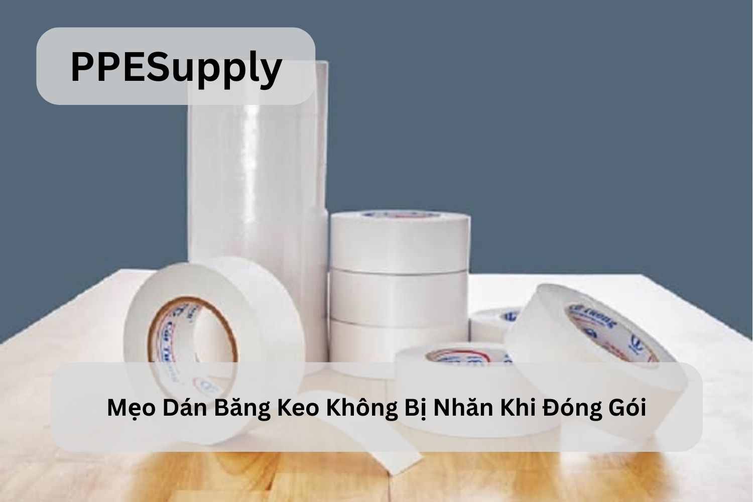 Mẹo Dán Băng Keo Không Bị Nhăn Khi Đóng Gói