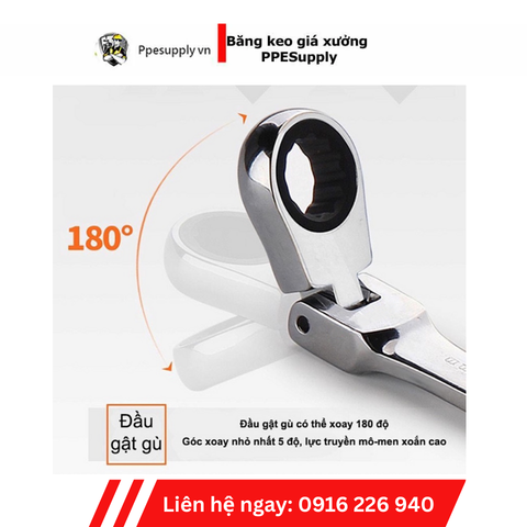 CHÌA KHÓA VÒNG MIỆNG TỰ ĐỘNG LẮC LÉO 14mm – MÃ 15240