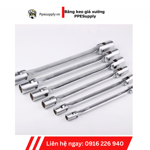 CHÌA KHÓA 2 ĐẦU TUÝP LẮC LÉO 12x13mm – MÃ 17023