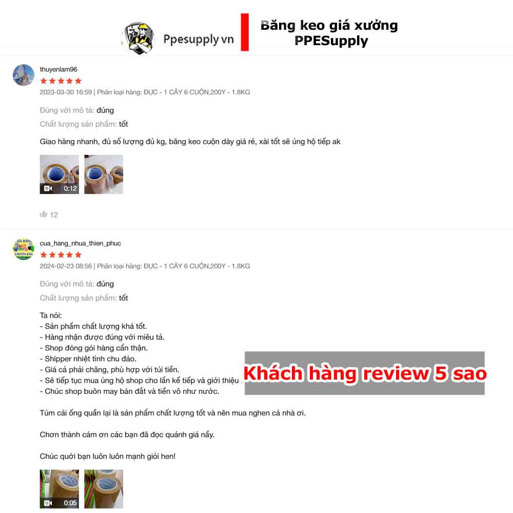 Băng keo đục 50 mic