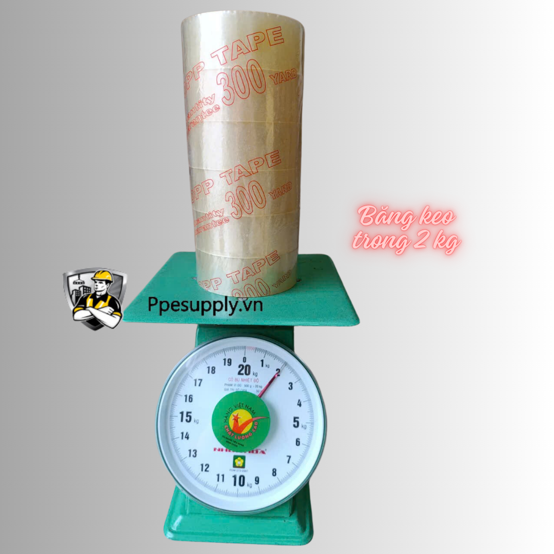 Băng keo trong 5cm cây 2kg