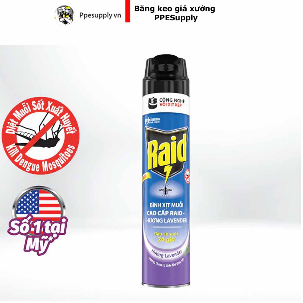 Bình xịt muỗi Raid 520ml